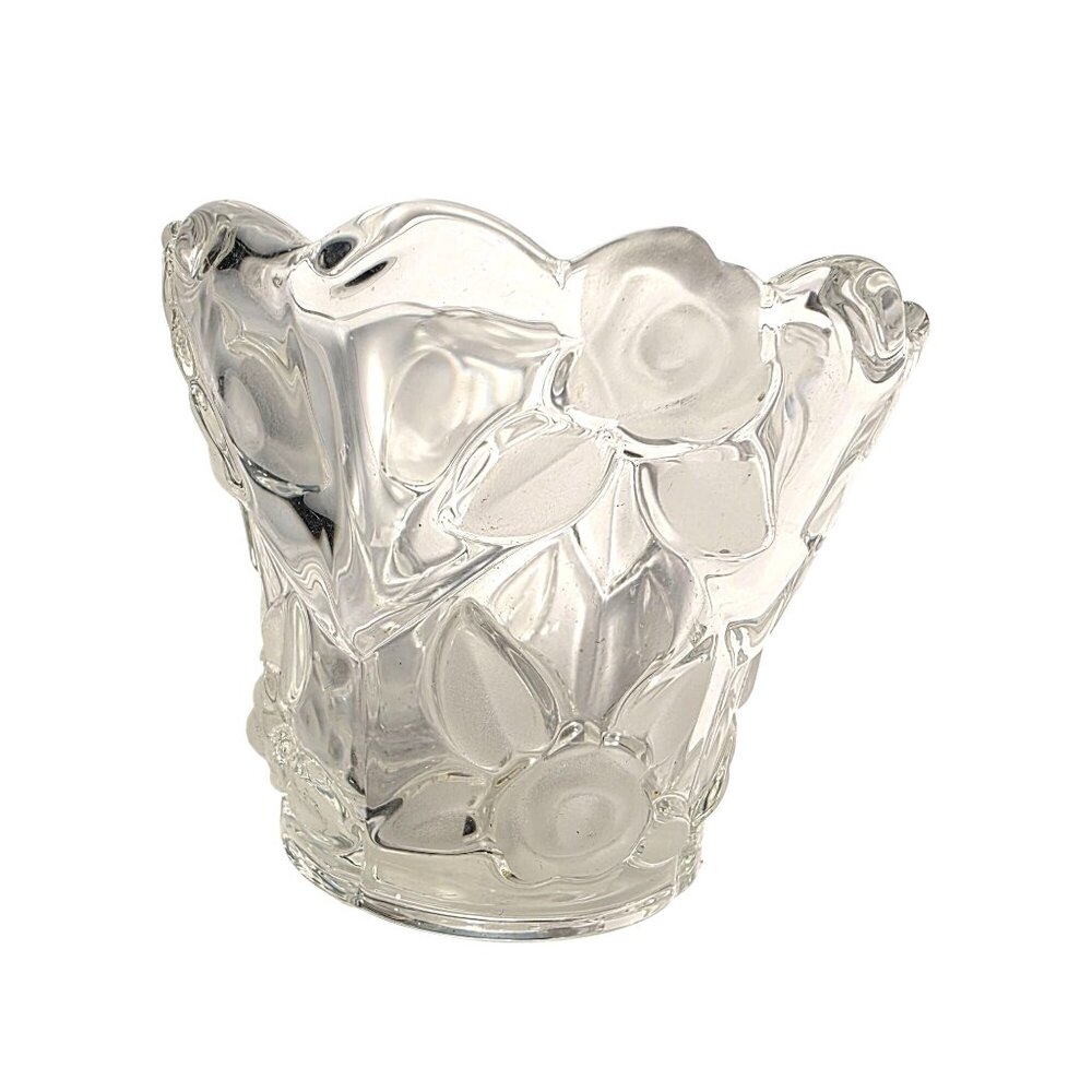 Votive Candle Holder Floral fairy Mikasa Bella Rosa Germany cottage granny